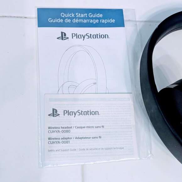 New PlayStation 4 Gold Wireless Headset Black 7.1 Virtual Surround Sound PS4 - Picture 3 of 6